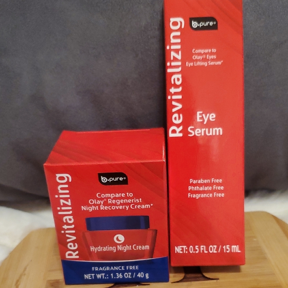 B-Pure Revitalizing Eye Serum and Night Cream Set